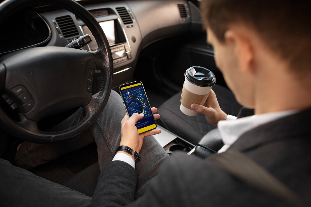 car navigating